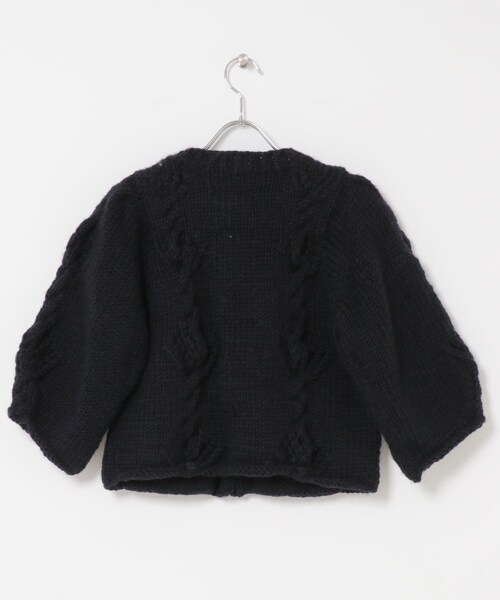 URBAN RESEARCH DOORS（アーバンリサーチドアーズ）の「『別注』KHWOPA×DOORS　ニットカーディガン（カーディガン/ボレロ・レディース・GRAY/NAVY・one）」の14枚目の写真