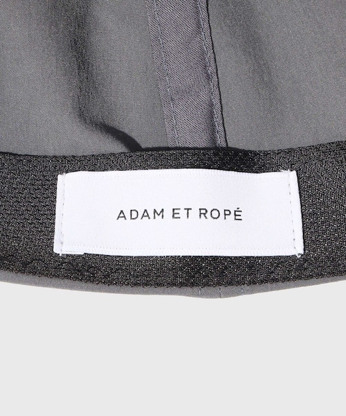 ADAM ET ROPE'(アダムエロペ)の「UVカット ストレッチナイロンキャップ(キャップ・メンズ・ブラック/チャコール・F)」の12枚目の写真