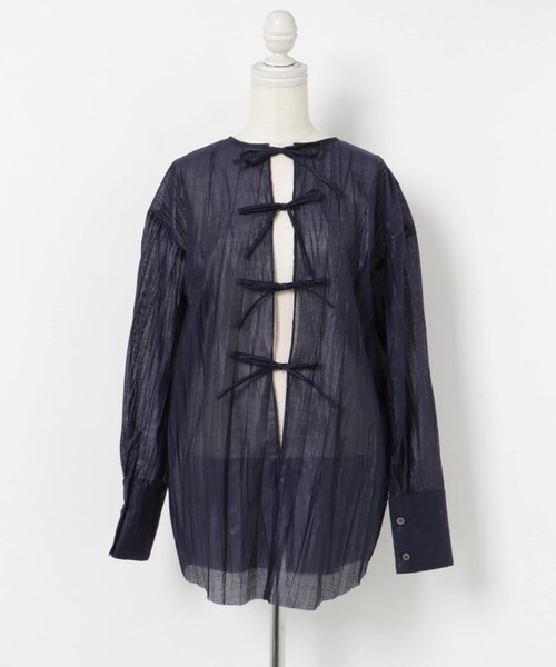THE GOODLAND MARKET（ザグッドランドマーケット）の「&her　Washer Multi Shirts（シャツ/ブラウス・レディース・PINK/WHITE/NAVY・one）」の16枚目の写真