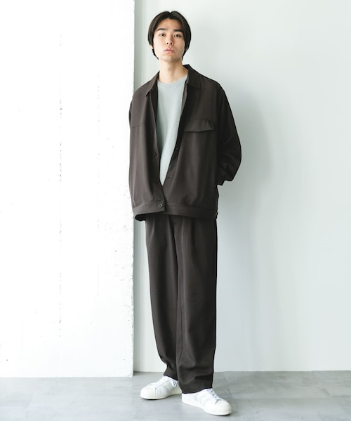 URBAN RESEARCH DOORS（アーバンリサーチドアーズ）の「セオアルファトラッカージャケット（テーラードジャケット・メンズ・BROWN/NAVY・M/L）」の11枚目の写真