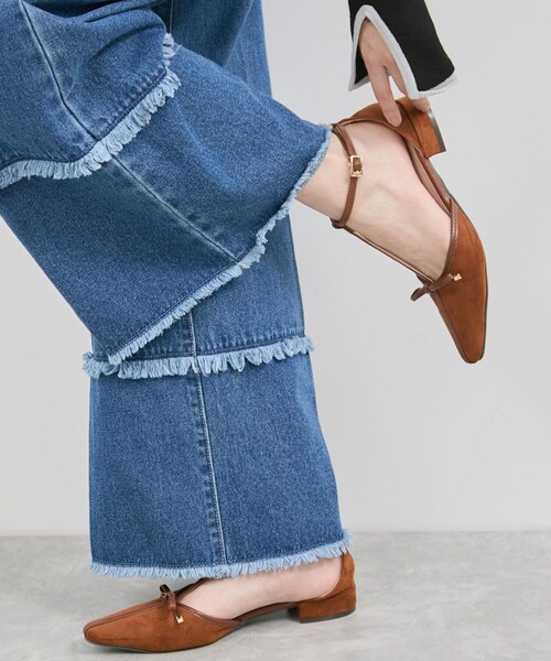 VIS(ビス)の「Tストラップリボンパンプス(パンプス・レディース・ブラック/キャメル・L/M/S)」の14枚目の写真