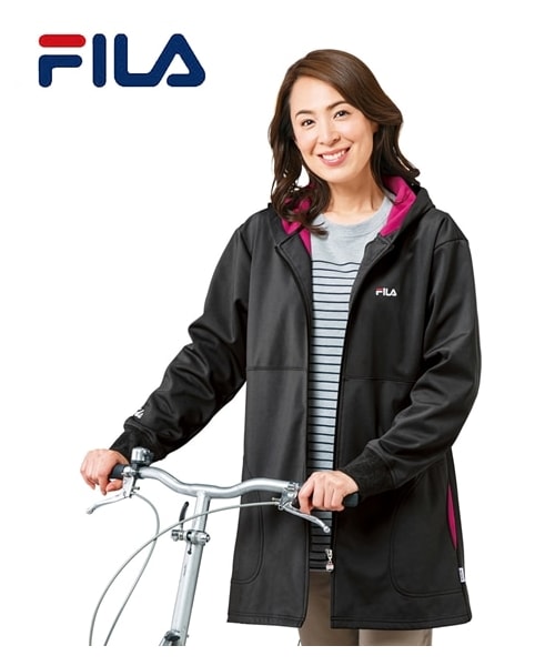 nissen（ニッセン）の「〈FILA〉防風ロング丈パーカー（）」 - WEAR