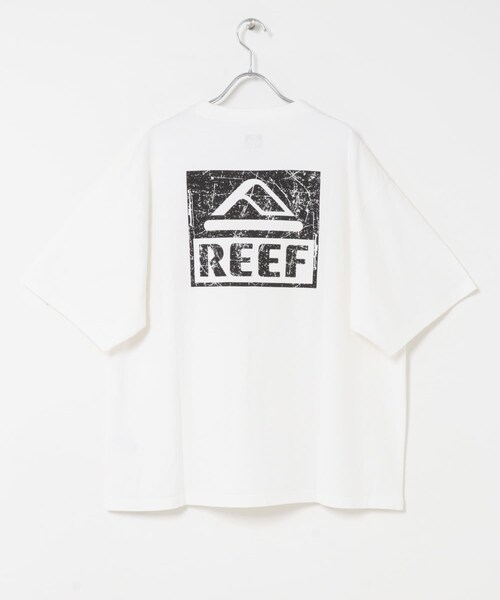URBAN RESEARCH Sonny Label（アーバンリサーチサニーレーベル）の「REEF　BOX LOGO SHORT-SLEEVE T-SHIRTS（Tシャツ/カットソー・メンズ・WHT/BLK/PNK・M/L）」の10枚目の写真