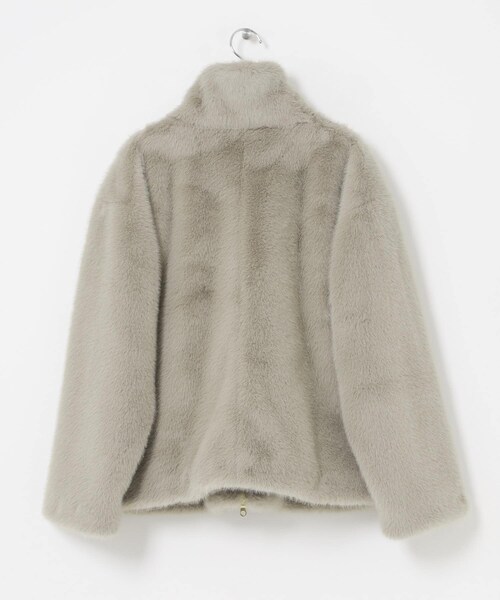 URBAN RESEARCH Sonny Label（アーバンリサーチサニーレーベル）の「フェイクファースタンドブルゾン（ブルゾン・レディース・アッシュグレー/ブラウン・Free）」の15枚目の写真
