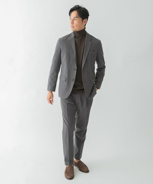 URBAN RESEARCH ROSSO(アーバンリサーチロッソ)の「『XLサイズあり』ハイパフォーマンスウォームセットアップ(セットアップ・メンズ・CHARCOAL/KHAKI/NAVY/BLACK・M/L/XL)」の2枚目の写真