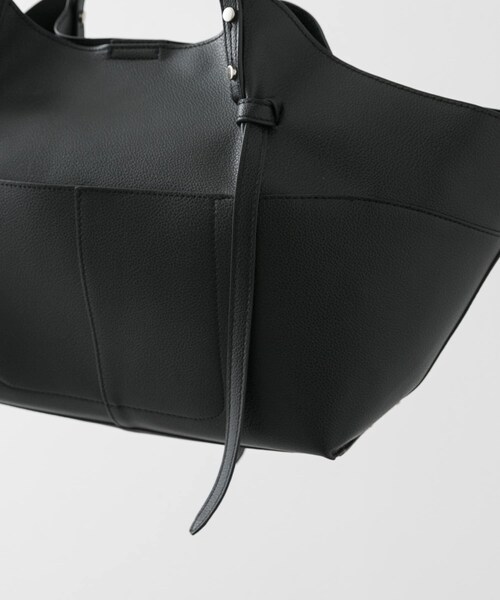 SENSE OF PLACE by URBAN RESEARCH（センスオブプレイスバイアーバンリサーチ）の「アウトポケットトートバッグ（トートバッグ・レディース・BEIGE/BLACK/IVORY・one）」の19枚目の写真