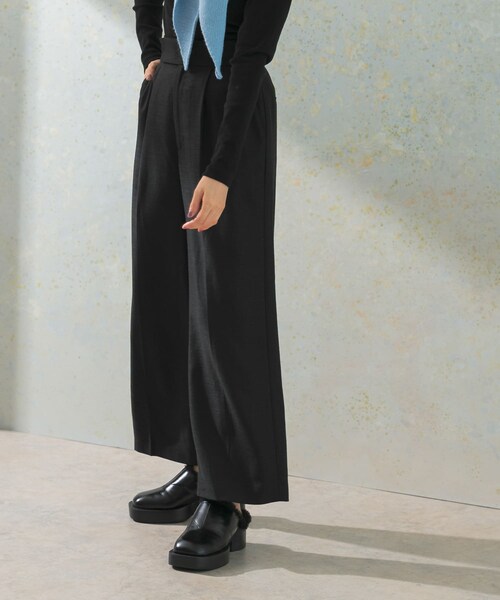 URBAN RESEARCH ROSSO（アーバンリサーチロッソ）の「ハイウエストツイードワイドパンツ（その他パンツ・レディース・BLACK/BEIGE/MINT・36/38）」の9枚目の写真