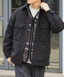 ITEMS URBANRESEARCH | 発熱ジャージメルトンCPOキルトジャケット(ダウンジャケット/コート)