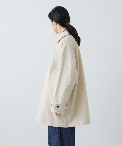かぐれ(カグレ)の「コットンバックタックショートコート(テーラードジャケット・レディース・IVORY/BEIGE/BLACK・Free)」の14枚目の写真