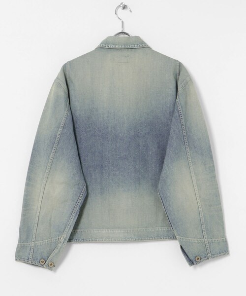 URBAN RESEARCH（アーバンリサーチ）の「HERILL　Nepdenim jacket（デニムジャケット・メンズ・White/VT Worn・2/3）」の10枚目の写真