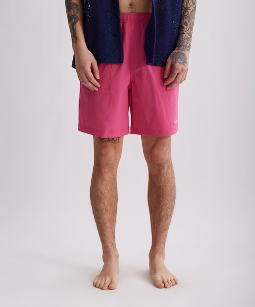 Saturdays NYC(サタデーズ ニューヨークシティ )の「TYLER STRETCH SHORT(水着・レディース・ベージュ/ピンク・L/M/S/XL/XS)」の20枚目の写真