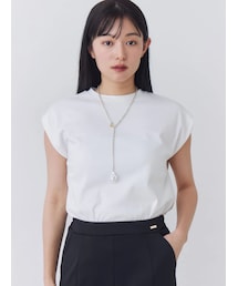 TONAL | 【Plax】ポリ乳酸スムースノースリカットソー(Tシャツ/カットソー)