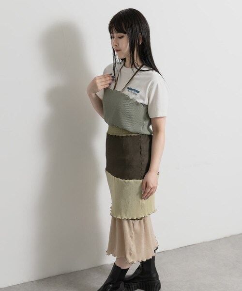 Ticien　RICRAC #007 SKIRT DRESS