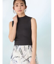 MERCURYDUO | 2WAYスリットリボンコンパクトニット(ニット/セーター)