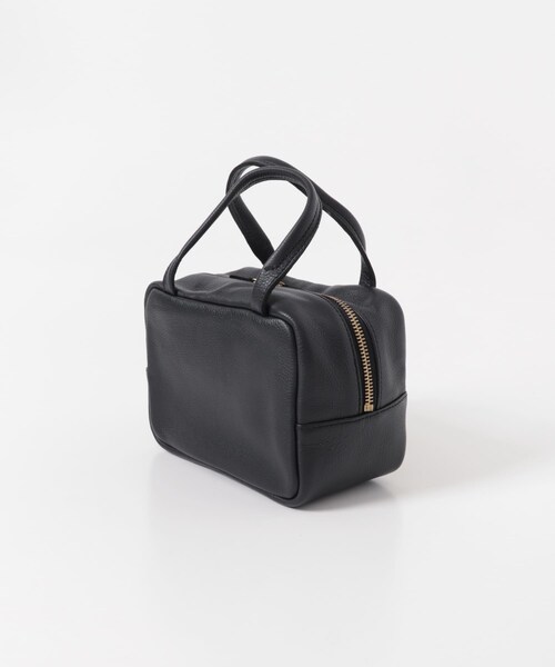 URBAN RESEARCH DOORS(アーバンリサーチドアーズ)の「レザーボストンバッグ(ボストンバッグ・レディース・BLACK/GREIGE・one)」の11枚目の写真
