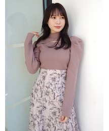 MERCURYDUO | 2WAYパワショルスリットニット(ニット/セーター)