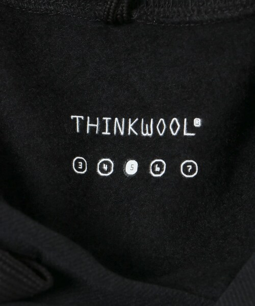 URBAN RESEARCH（アーバンリサーチ）の「THINKWOOL　TW BRUSHED LINING PARKA（パーカー・メンズ・Black・5/6/7）」の7枚目の写真