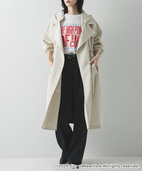 URBAN RESEARCH（アーバンリサーチ）の「GOOD ROCK SPEED 　ロングスリーブカットソー（Tシャツ/カットソー・レディース・OFF WHITE/ASH GRAY・Free）」の8枚目の写真