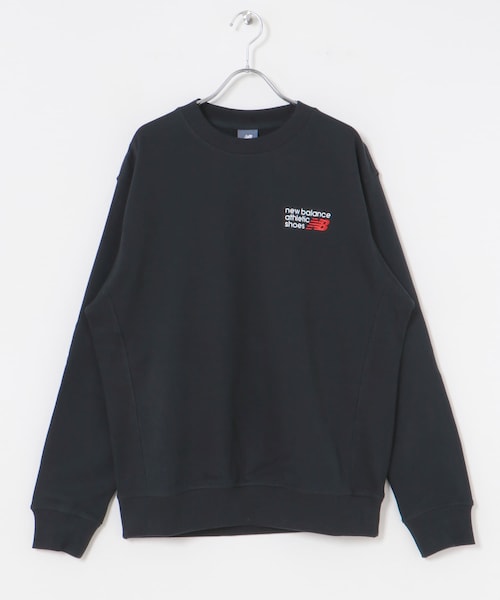 URBAN RESEARCH Sonny Label（アーバンリサーチサニーレーベル）の「NEW BALANCE　プレミアムロゴスウェットクルー（スウェット・メンズ・アッシュヘザー/ブラック/パーマフロスト・M/L/XL）」の9枚目の写真