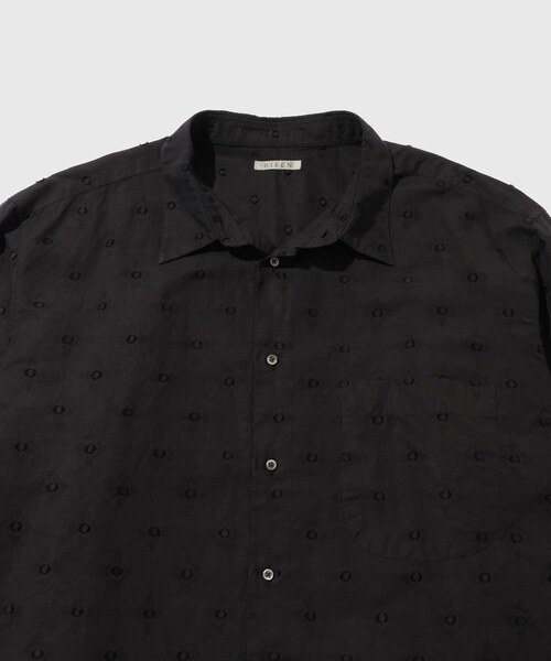 ADAM ET ROPE'(アダムエロペ)の「【HEUGN/ユーゲン】Alf SILK JQD DOT(シャツ/ブラウス・メンズ・ブラック・1/2/3/4)」の7枚目の写真