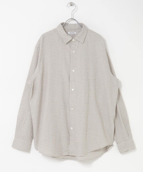 URBAN RESEARCH DOORS(アーバンリサーチドアーズ)の「FORK&SPOON ネルチェックシャツ(シャツ/ブラウス・メンズ・NAVY/BROWN/GREEN/IVORY・4/5)」の13枚目の写真