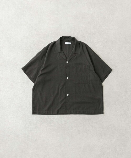 URBAN RESEARCH(アーバンリサーチ)の「『UR TECH DRYLUXE』高機能リネンシャツジャケット(シャツ/ブラウス・メンズ・FADE BLACK/BEIGE/BURGUNDY・M/L)」の18枚目の写真