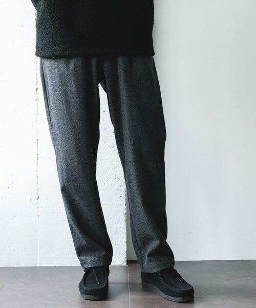 URBAN RESEARCH DOORS（アーバンリサーチドアーズ）の「ウール混ヘリンボーンイージートラウザー（その他パンツ・メンズ・BROWN/BLACK・M/L）」の6枚目の写真