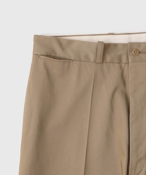 ADAM ET ROPE'(アダムエロペ)の「【blurhmsROOTSTOCK/ブラームスルーツストック】2046D Chino Pants(チノパンツ・メンズ・ブラック/ベージュ・2/3)」の7枚目の写真