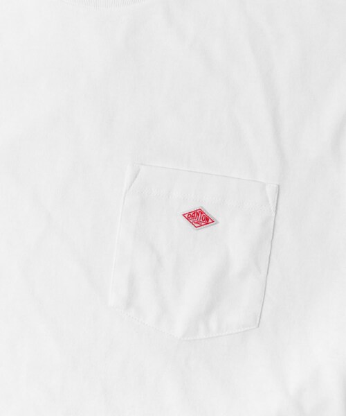 URBAN RESEARCH DOORS(アーバンリサーチドアーズ)の「DANTON POCKET T-SHIRTS(Tシャツ/カットソー・メンズ・WHITE/COAL GREY/H.WHITE/ORANGE/DEEP SAX・M/L/XL)」の8枚目の写真