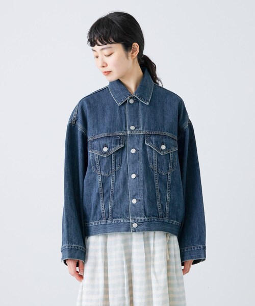 かぐれ（カグレ）の「HARi　WIDE SLEEVE DENIM JACKET（デニムジャケット・レディース・USED・2）」の11枚目の写真