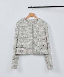 ROPE' | ツイードジャケット(ノーカラージャケット)