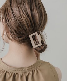 SMELLY | スクエアマットカラーバンス(バレッタ/ヘアクリップ)