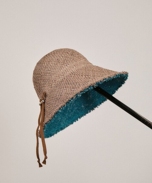 ADAM ET ROPE'(アダムエロペ)の「【La Maison de Lyllis(メゾンドリリス)】 LAPAZ / ラパス(ハット・レディース・キナリ系/ブラウン系・F)」の10枚目の写真