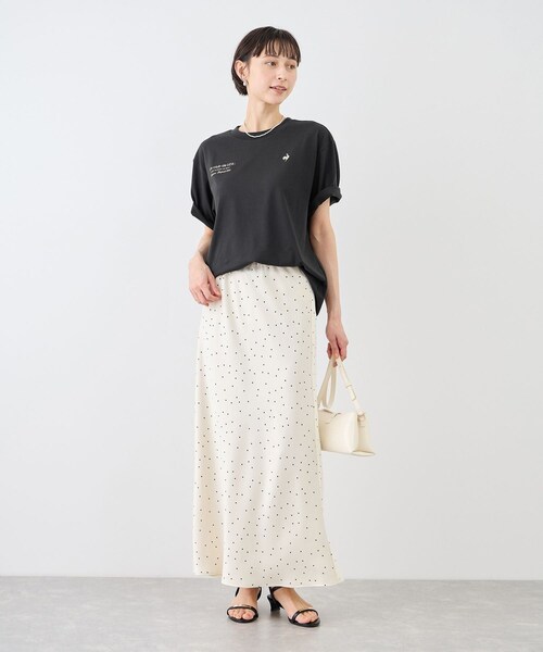 ROPE' PICNIC(ロペピクニック)の「【le coq sportif/ルコックスポルティフ】バックプリント半袖Tシャツ(Tシャツ/カットソー・レディース・ブラック/ホワイト/イエロー・M)」の5枚目の写真