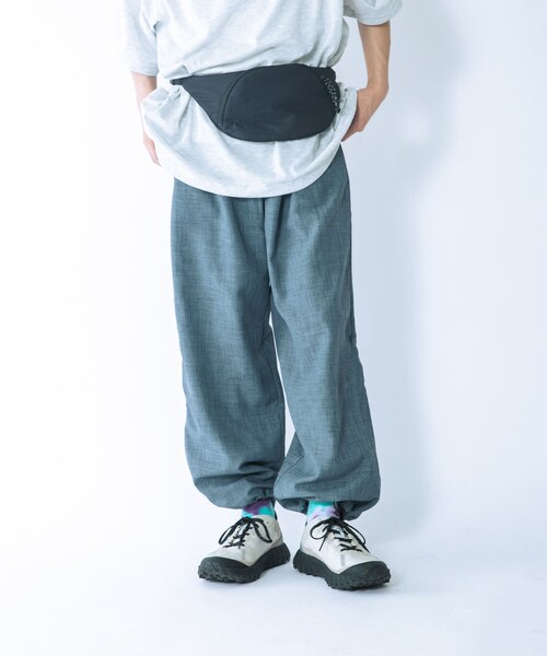 EKAL(エカル)の「『UR TECH DRYLUXE/吸水速乾/接触冷感』ハイツイストトラウザー(その他パンツ・メンズ・ブルーグレー/グレー/ネイビー・M/L)」の5枚目の写真