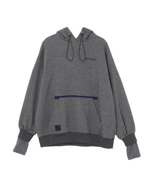 UN3D.（アンスリード）の「ARM COVER DOCKING HOODIE（その他トップス・レディース・ホワイト/グレー/ブラック・38/44）」の5枚目の写真