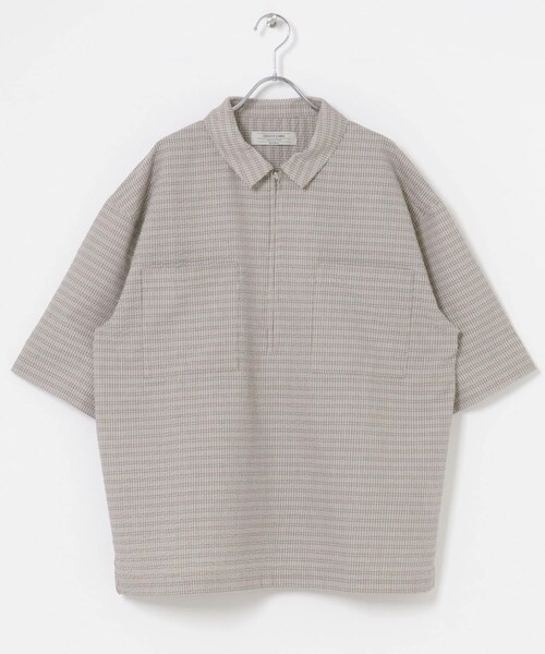 URBAN RESEARCH Sonny Label(アーバンリサーチサニーレーベル)の「シアサッカーハーフジッププルオーバー(シャツ/ブラウス・メンズ・ベージュ/ブルー・M/L)」の17枚目の写真