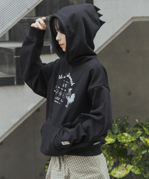 URBAN RESEARCH（アーバンリサーチ）の「鳥貴族×UR　UnuboResearch  PARKA（スウェット・メンズ・GRAY/RED/CHARCOAL/BLACK/MOCHA・M/L/XL）」の7枚目の写真