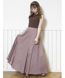 dazzlin | バックレースアップコンビワンピース(ワンピース)