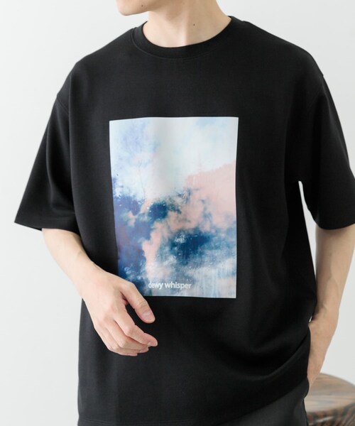 ITEMS URBANRESEARCH（アイテムズ アーバンリサーチ）の「Art Graphic ポンチTシャツ Dewy（Tシャツ/カットソー・メンズ・WHT/BLK・M/L）」の16枚目の写真