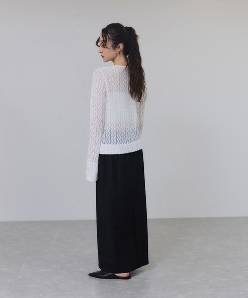 ADAM ET ROPE'（アダムエロペ）の「ローファーミュール（サンダル・レディース・ブラック/ダークブラウン・36.0/37.0/38.0）」の9枚目の写真