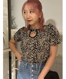 jouetie | パイピングパワショルテレコトップス(Tシャツ/カットソー)