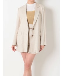 MERCURYDUO | リネンセットインジャケット(テーラードジャケット)