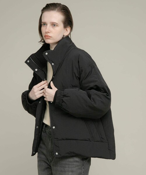URBAN RESEARCH Sonny Label（アーバンリサーチサニーレーベル）の「撥水スタンドダウンジャケット（その他アウター・レディース・ブラック/エクリュ/ライトカーキ・FREE）」の16枚目の写真