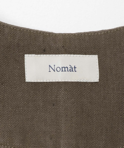 URBAN RESEARCH（アーバンリサーチ）の「Nomat　PIPING JACKET/HERRINGBONE（テーラードジャケット・レディース・BROWN・2）」の8枚目の写真