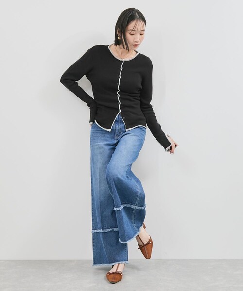 VIS(ビス)の「Tストラップリボンパンプス(パンプス・レディース・ブラック/キャメル・L/M/S)」の16枚目の写真