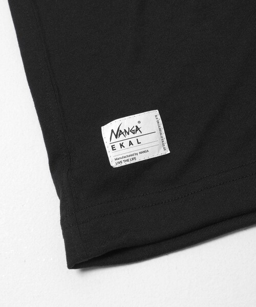 EKAL(エカル)の「『別注』NANGA×EKAL CAVET-SHIRTS(Tシャツ/カットソー・メンズ・グレー杢/ブラック・M/L)」の13枚目の写真
