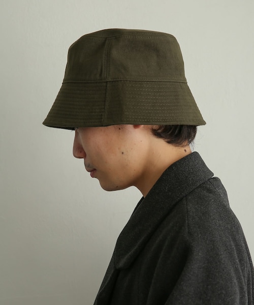SENSE OF PLACE by URBAN RESEARCH（センスオブプレイスバイアーバンリサーチ）の「『ユニセックス』ツイルバケットハット（ハット・メンズ・KHAKI/BLACK/BROWN/BEIGE・one）」の5枚目の写真