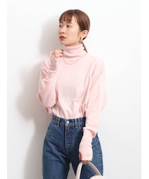 Ungrid | ウォッシャブルタートルワイドニット(ニット/セーター)