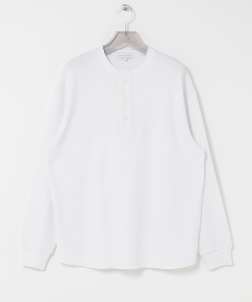 URBAN RESEARCH（アーバンリサーチ）の「『UR TECH』度詰めワッフルヘンリーロングスリーブ（Tシャツ/カットソー・メンズ・WHITE/OATMEAL/GRAY H/BLACK・M/L）」の17枚目の写真